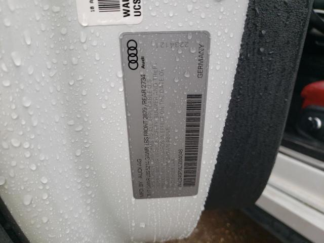 WAU24GF56JN004046 - 2018 AUDI S5 PRESTIGE WHITE photo 12