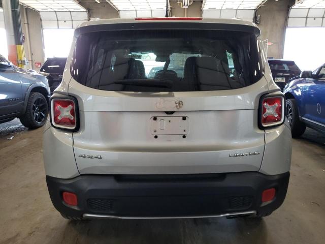 ZACCJBDT2FPB41665 - 2015 JEEP RENEGADE LIMITED SILVER photo 6