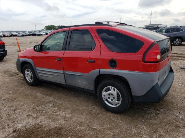 3G7DA03E41S549392 - 2001 PONTIAC AZTEK RED photo 2