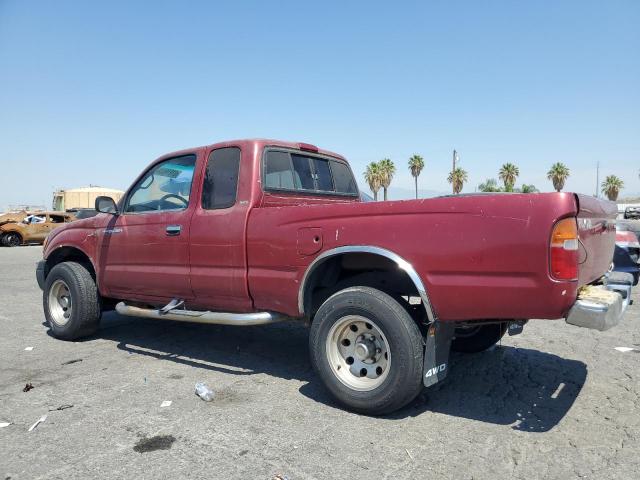 4TAWN72N5XZ515414 - 1999 TOYOTA TACOMA XTRACAB BURGUNDY photo 2