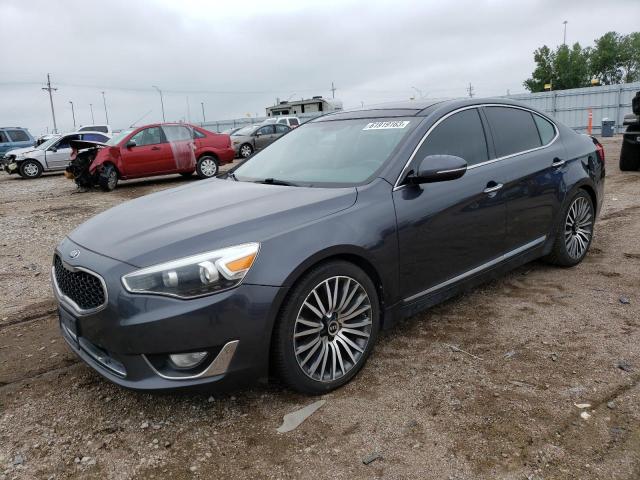 KNALN4D72E5127837 - 2014 KIA CADENZA PREMIUM GRAY photo 1