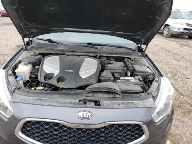 KNALN4D72E5127837 - 2014 KIA CADENZA PREMIUM GRAY photo 11