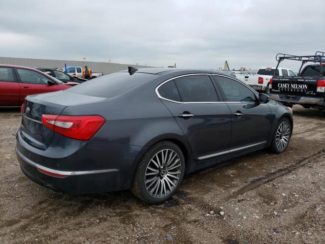 KNALN4D72E5127837 - 2014 KIA CADENZA PREMIUM GRAY photo 3