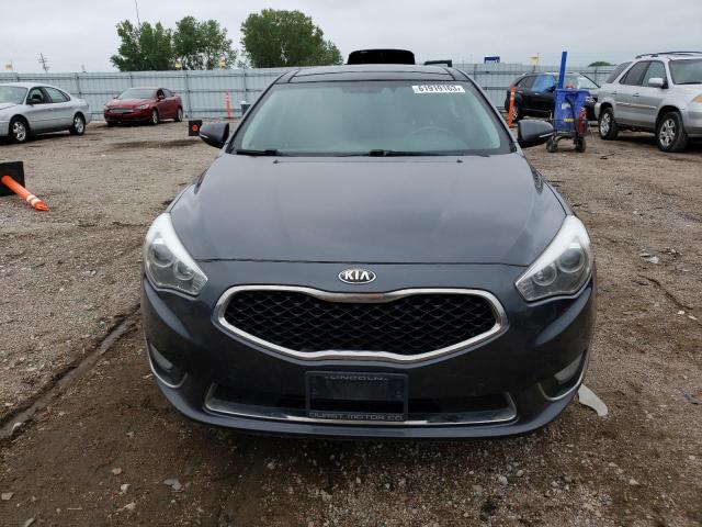 KNALN4D72E5127837 - 2014 KIA CADENZA PREMIUM GRAY photo 5