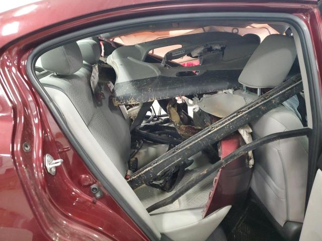 2HGFB2F40FH022712 - 2015 HONDA CIVIC LX 勃艮第红 照片 10