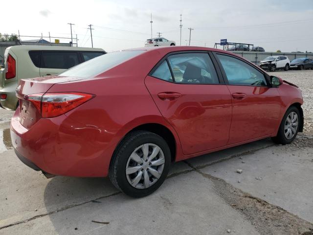 5YFBURHE7GP501811 - 2016 TOYOTA COROLLA L RED photo 3