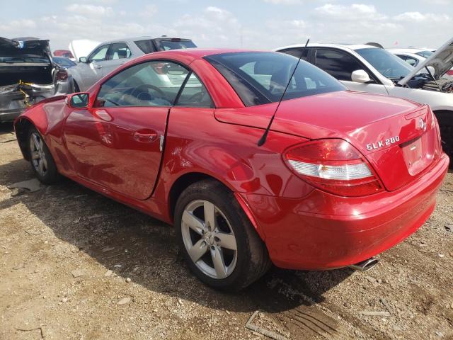 WDBWK54F66F099668 - 2006 MERCEDES-BENZ SLK 280 RED photo 2