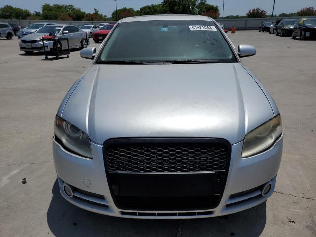 WAUAH78E67A234778 - 2007 AUDI A4 3.2 SILVER photo 5