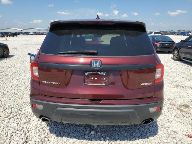 5FNYF8H54MB027029 - 2021 HONDA PASSPORT EXL ბურგუნდია ფოტო 6