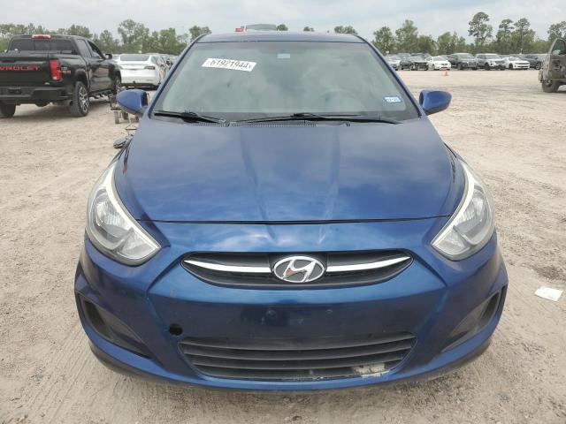 KMHCT4AE7FU839128 - 2015 HYUNDAI ACCENT GLS BLUE photo 5