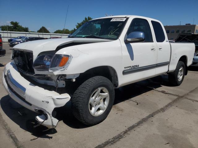 5TBRN34144S442871 - 2004 TOYOTA TUNDRA ACCESS CAB SR5 WHITE photo 1
