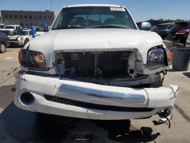 5TBRN34144S442871 - 2004 TOYOTA TUNDRA ACCESS CAB SR5 WHITE photo 5