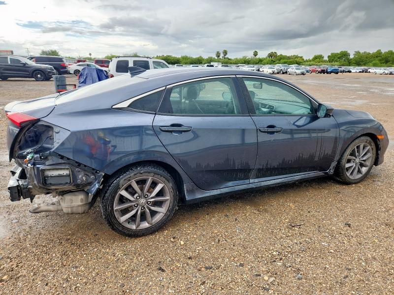 19XFC1F79LE008881 - 2020 HONDA CIVIC EXL Mavi fotoğraf 3