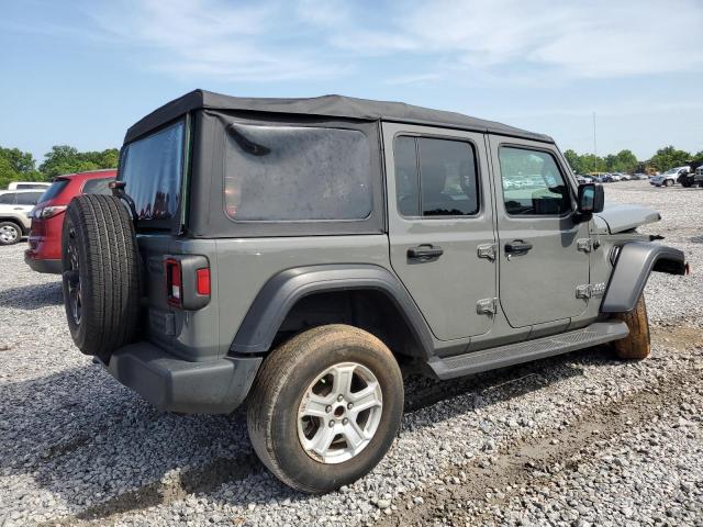 1C4HJXDN3MW523305 - 2021 JEEP WRANGLER UNLIMITED SPORT GRAY photo 3