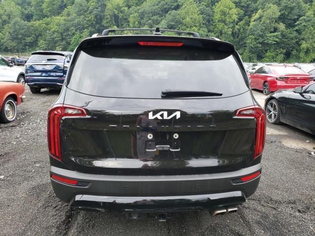 5XYP5DHC8NG221465 - 2022 KIA TELLURIDE SX BLACK photo 6