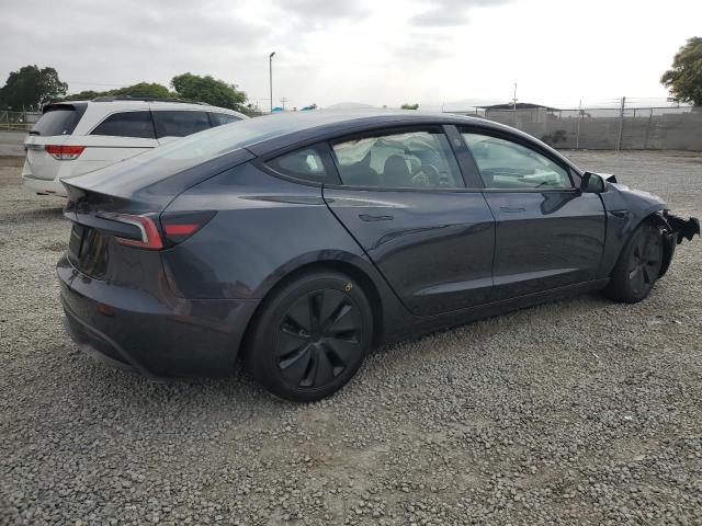 5YJ3E1EA5SF965124 - 2025 TESLA MODEL 3 GRAY photo 3