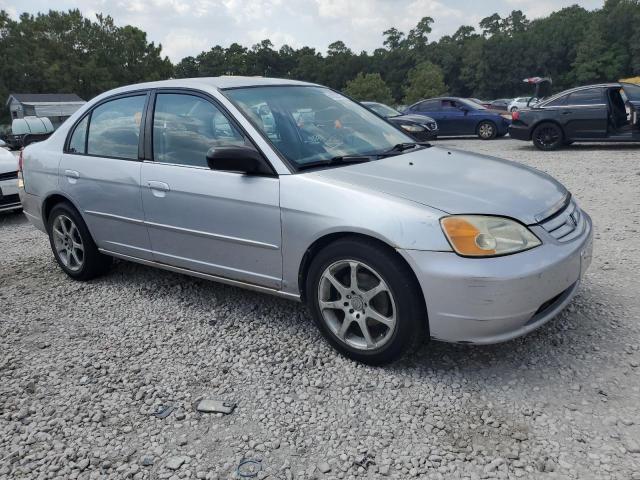 1HGES16542L046622 - 2002 HONDA CIVIC LX SILVER photo 4