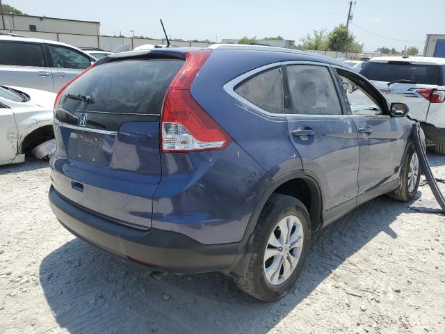 2HKRM3H78DH514668 - 2013 HONDA CR-V EXL BLUE photo 3