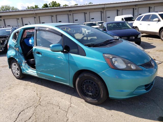 JHMGE8H38DC057692 - 2013 HONDA FIT TURQUOISE photo 4