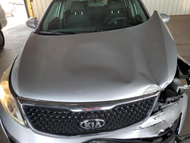 KNDPB3AC9E7597649 - 2014 KIA SPORTAGE BASE GRAY photo 12