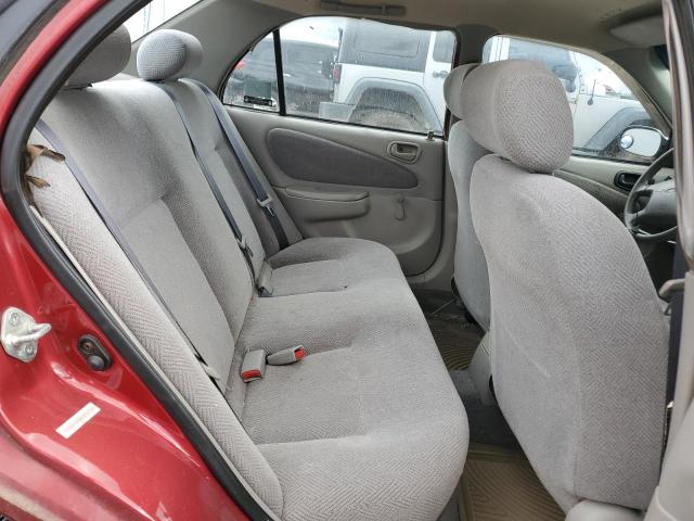 1Y1SK52882Z422384 - 2002 CHEVROLET GEO PRIZM BASE RED photo 10