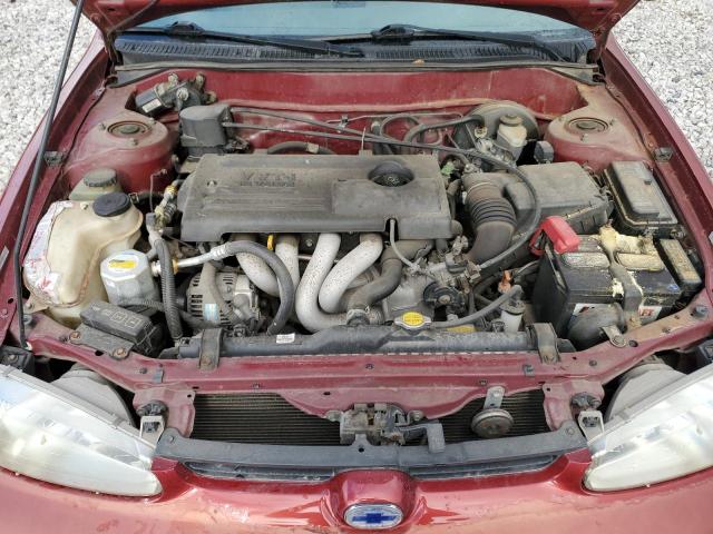 1Y1SK52882Z422384 - 2002 CHEVROLET GEO PRIZM BASE RED photo 11