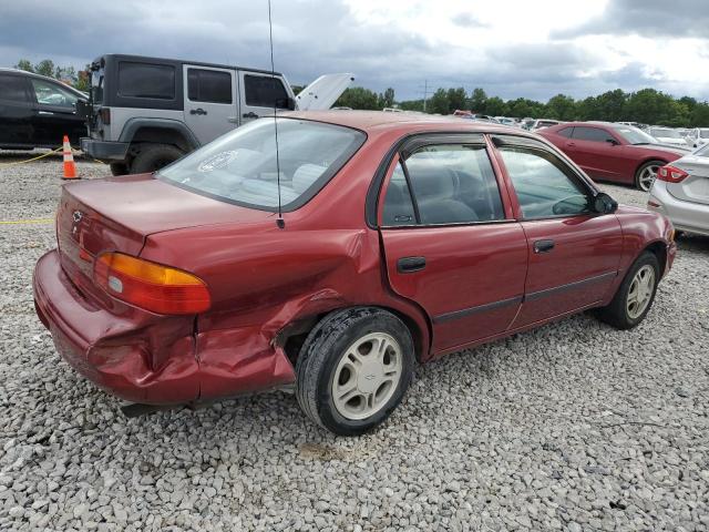 1Y1SK52882Z422384 - 2002 CHEVROLET GEO PRIZM BASE RED photo 3