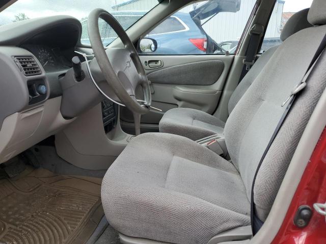 1Y1SK52882Z422384 - 2002 CHEVROLET GEO PRIZM BASE RED photo 7