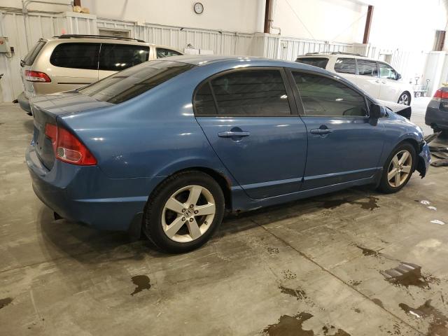 1HGFA16837L020442 - 2007 HONDA CIVIC EX BLUE photo 3