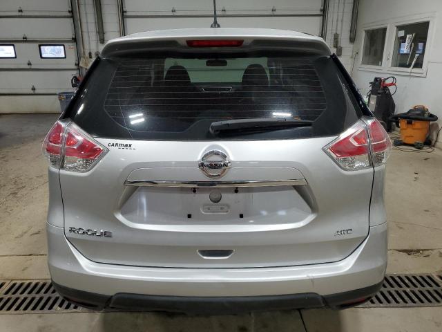 KNMAT2MV7GP730177 - 2016 NISSAN ROGUE S SILVER photo 6