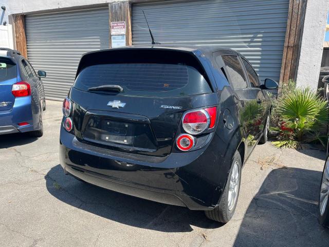 1G1JB6SH9C4197213 - 2012 CHEVROLET SONIC LS 黑色 照片 4