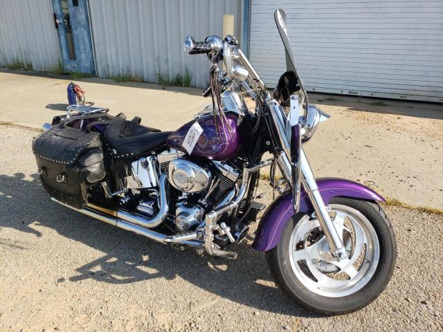 1HD1BMY121Y043128 - 2001 HARLEY-DAVIDSON FLSTF PURPLE photo 1