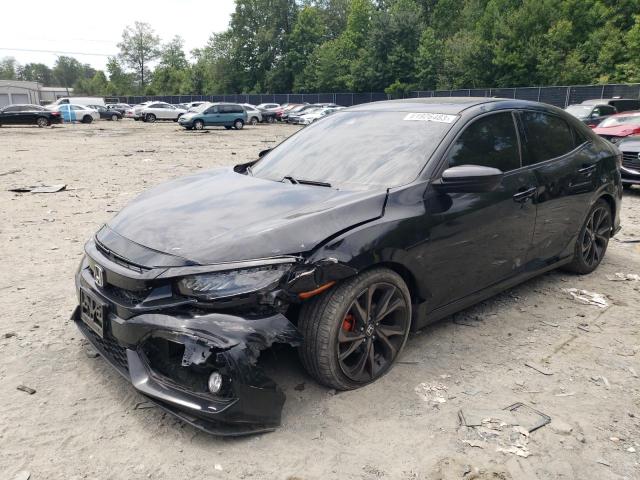 SHHFK7H9XHU224694 - 2017 HONDA CIVIC SPORT TOURING BLACK photo 1