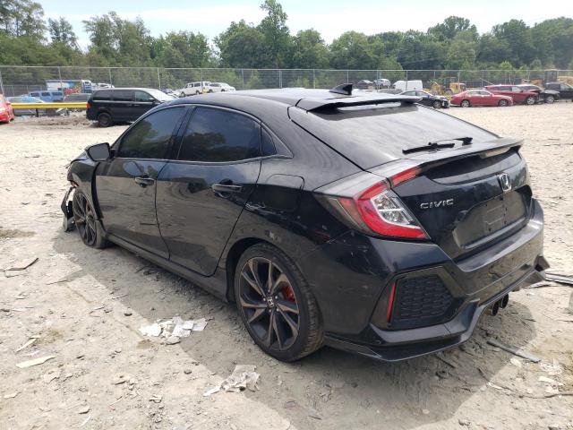 SHHFK7H9XHU224694 - 2017 HONDA CIVIC SPORT TOURING BLACK photo 2