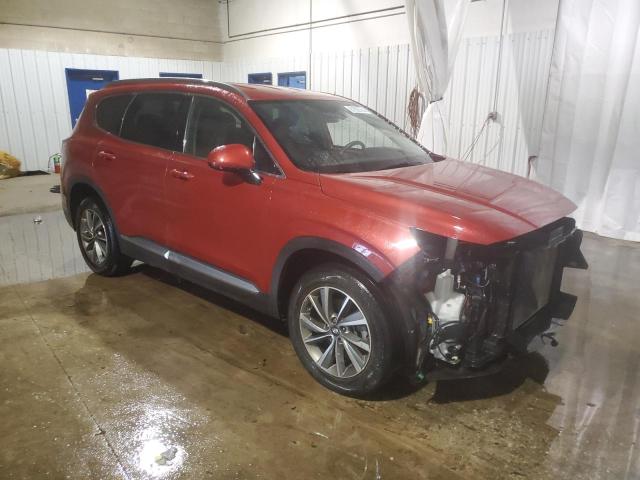 5NMS33AD5KH022193 - 2019 HYUNDAI SANTA FE SEL RED photo 4