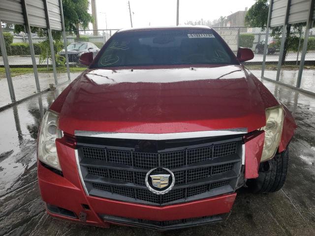 1G6DG5EG4A0144400 - 2010 CADILLAC CTS LUXURY COLLECTION RED photo 5