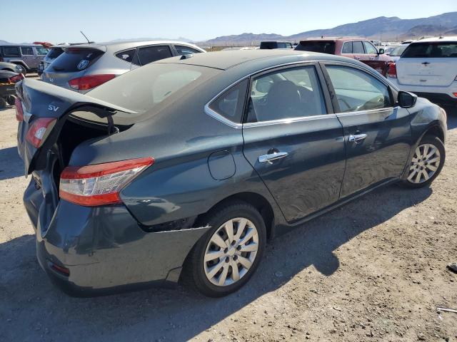 3N1AB7AP1FL677057 - 2015 NISSAN SENTRA S GREEN photo 3