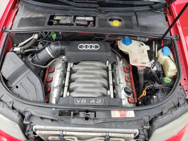 WAUPL68E55A063523 - 2005 AUDI S4 RED photo 11