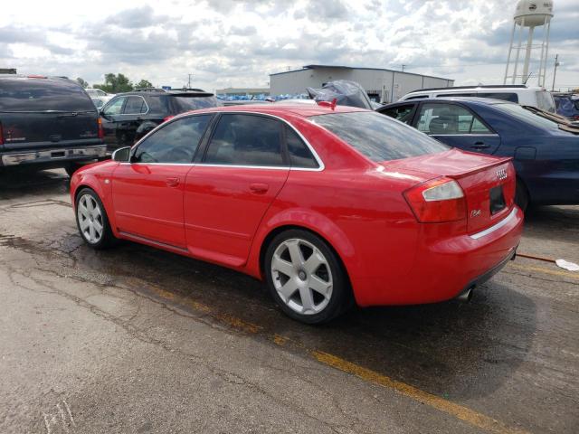 WAUPL68E55A063523 - 2005 AUDI S4 RED photo 2