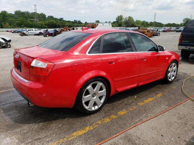 WAUPL68E55A063523 - 2005 AUDI S4 RED photo 3