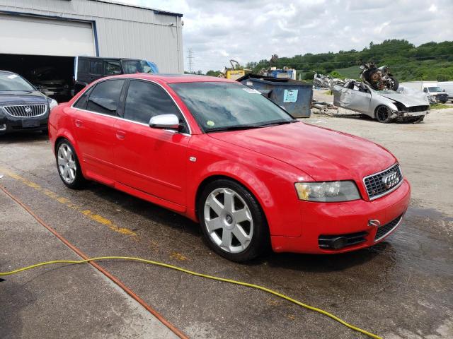 WAUPL68E55A063523 - 2005 AUDI S4 RED photo 4