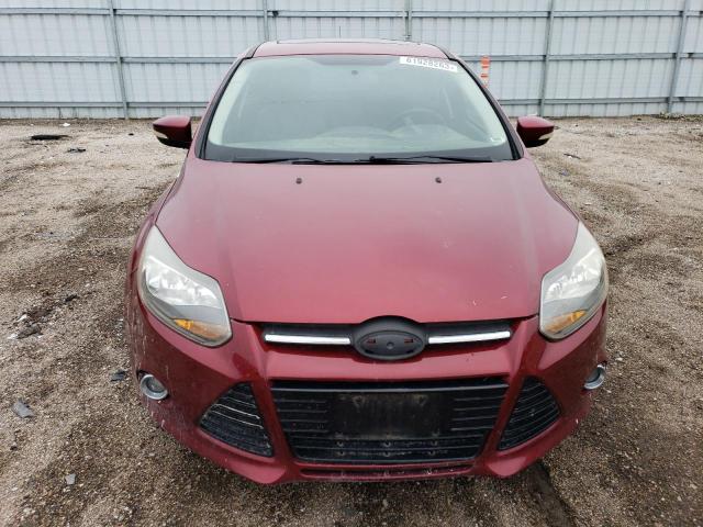 1FADP3J25EL406866 - 2014 FORD FOCUS TITANIUM MAROON photo 5