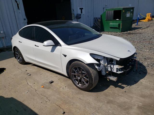 5YJ3E1EA7MF851418 - 2021 TESLA MODEL 3 თეთრი ფოტო 4