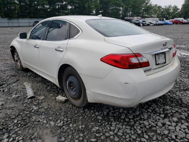 JN1BY1AR5BM372548 - 2011 INFINITI M37 X WHITE photo 2