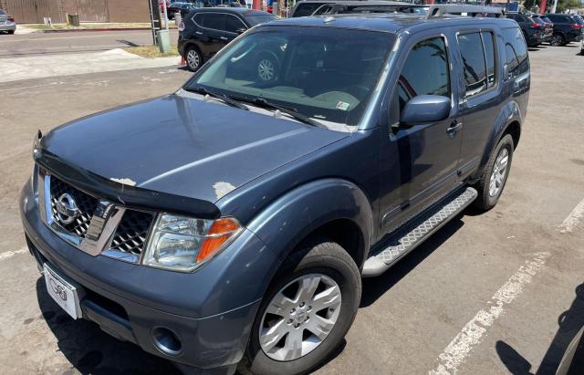 5N1AR18U56C637461 - 2006 NISSAN PATHFINDER LE BLUE photo 2