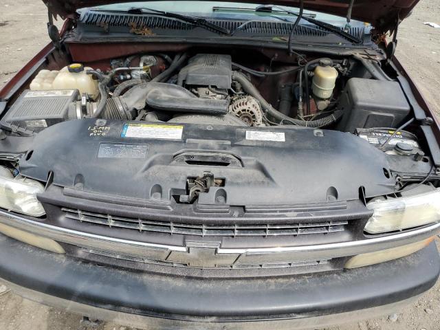 1GCGC24U1YE102629 - 2000 CHEVROLET SILVERADO C2500 MAROON photo 11