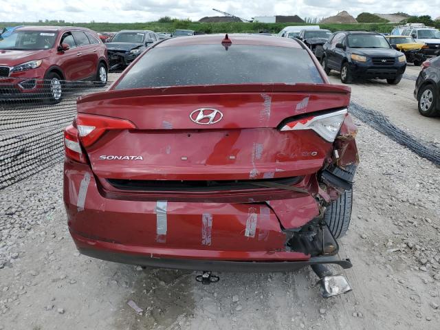 5NPE24AA6FH117947 - 2015 HYUNDAI SONATA ECO RED photo 6