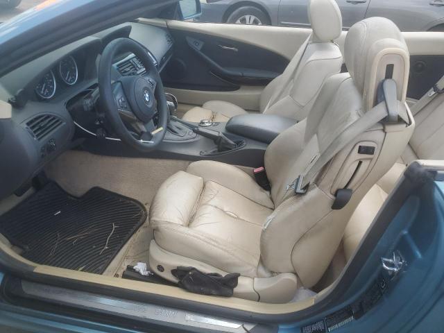 WBAEK73404B321227 - 2004 BMW 645 CI AUTOMATIC TURQUOISE photo 7