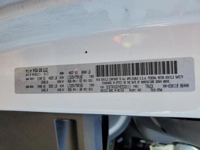 3C6TRVDG7HE533111 - 2017 RAM PROMASTER 2500 HIGH 白色 照片 12