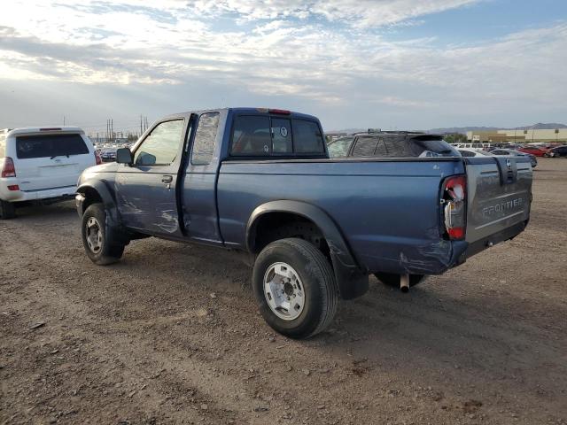 1N6ED26T8YC311383 - 2000 NISSAN FRONTIER KING CAB XE BLUE photo 2